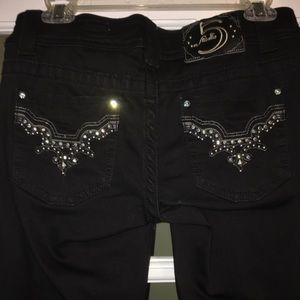 Studio 5 Jeans with studded embellishments